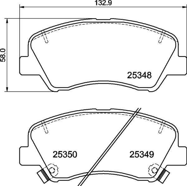 Klocki hamulcowe BREMBO P 30 122