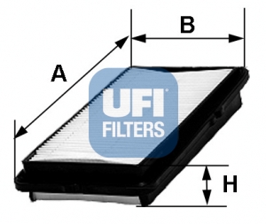 Filtr powietrza UFI 30.380.00