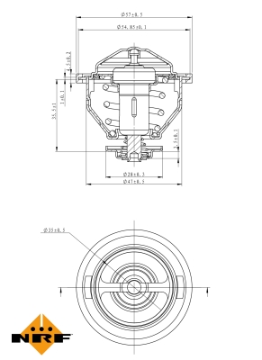 Termostat NRF 725140
