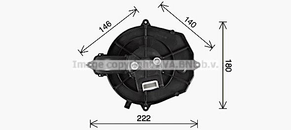 Wentylator wnętrza AVA QUALITY COOLING CN8329