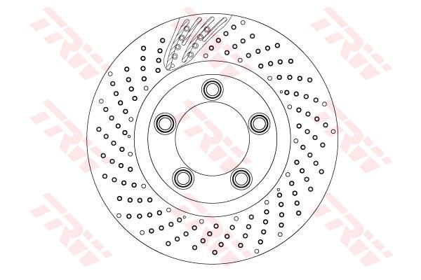 Tarcza hamulcowa TRW DF6542S