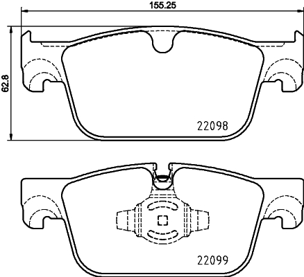 Klocki hamulcowe TEXTAR 2209801
