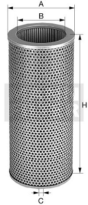 Filtr automatycznej skrzyni biegów MANN-FILTER HD 1060/2