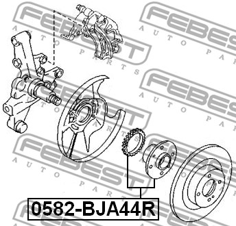 Piasta koła FEBEST 0582-BJA44R