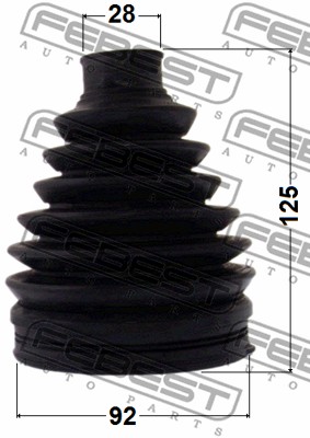 Zestaw osłon FEBEST 0317P-RB