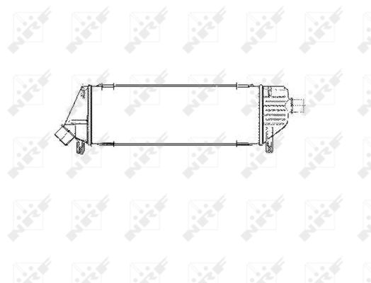 Chłodnica powietrza intercooler NRF 30852