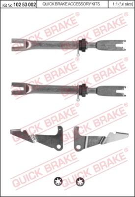 Regulacja szczęk hamulcowych QUICK BRAKE 102 53 002