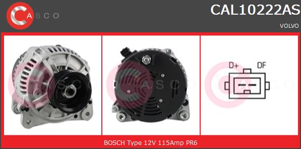Alternator CASCO CAL10222AS