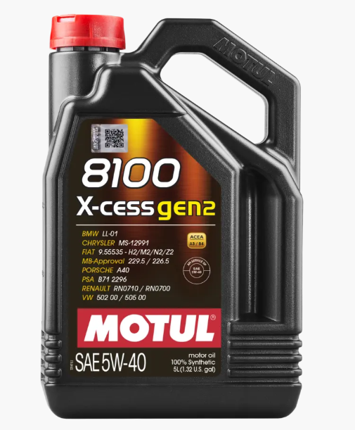 Olej silnikowy MOTUL 5W40 8100 X-CESS GEN2 5L