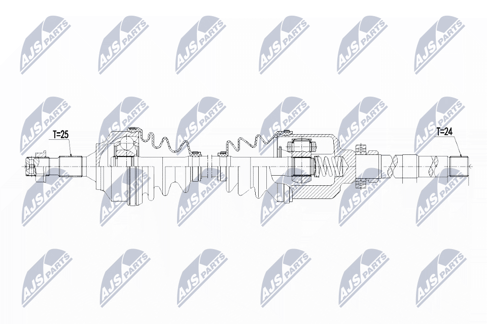 Wał napędowy NTY NPW-CT-063