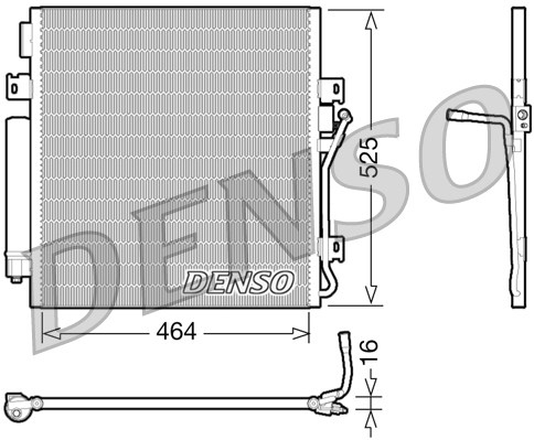 Skraplacz klimatyzacji DENSO DCN06011