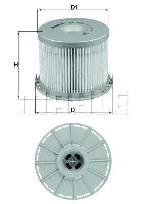 Filtr paliwa MAHLE KX 505D