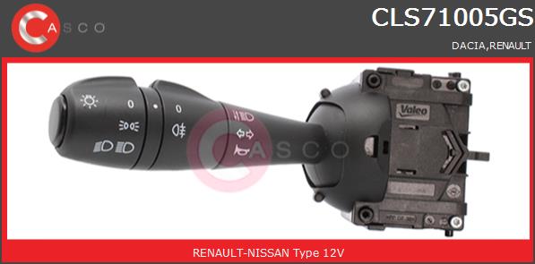 Przełącznik kierunkowskazów CASCO CLS71005GS