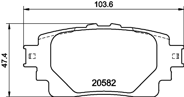 Klocki hamulcowe HELLA 8DB 355 040-121