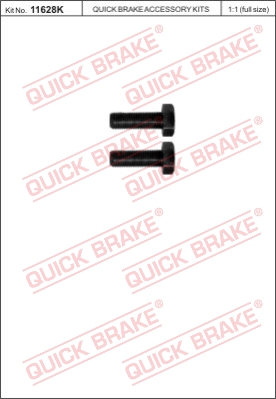 Śruba zacisku hamulcowego QUICK BRAKE 11628K