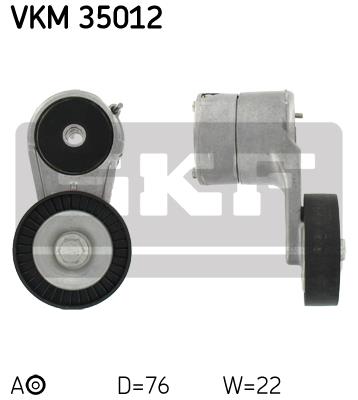 Rolka napinacza paska osprzętu SKF VKM 35012