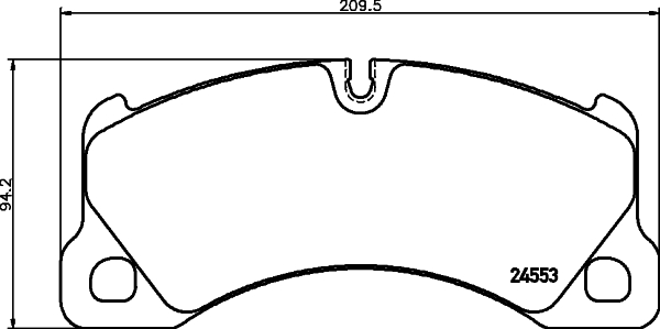 Klocki hamulcowe HELLA 8DB 355 014-151