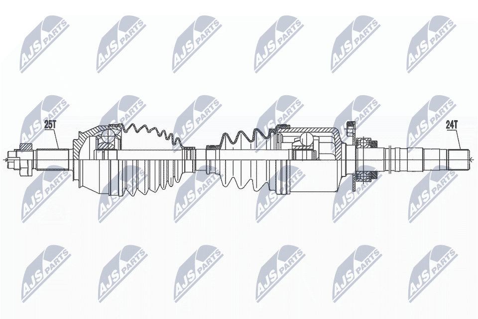 Filtr sadzy / filtr cząstek stałych, układ wydechowy NTY DPF-TY-001