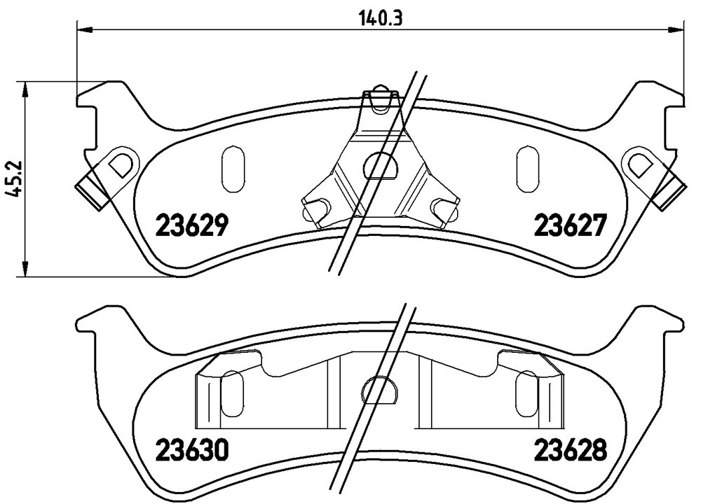 Klocki hamulcowe BREMBO P 24 042