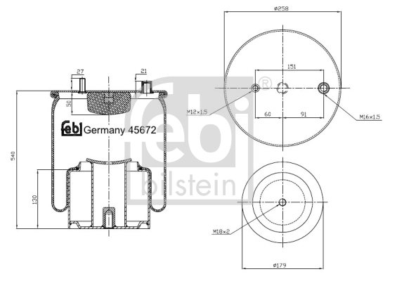 Miech powietrzny FEBI BILSTEIN 45672