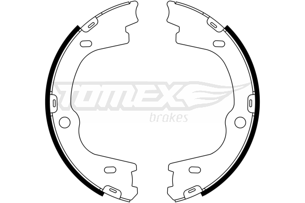 Szczęki hamulcowe TOMEX BRAKES TX 23-27