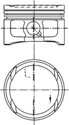 Tłok KOLBENSCHMIDT 99563601