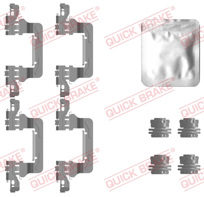 Zestaw akcesoriów montażowych  klocków hamulcowych QUICK BRAKE 109-0130