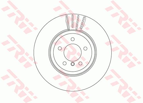 Tarcza hamulcowa TRW DF6625S