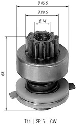 Bendiks rozrusznika MAGNETI MARELLI 940113020048
