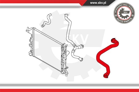 Przewód układu chłodzenia ESEN SKV 24SKV230