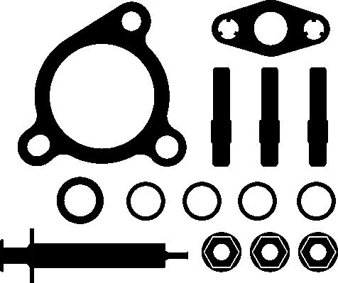 Zestaw montażowy turbosprężarki ELRING 746.450