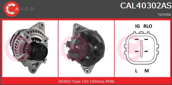 Alternator CASCO CAL40302AS
