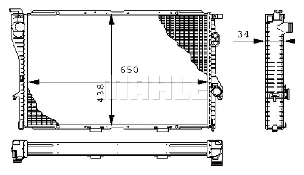 Chłodnica MAHLE CR 242 000S