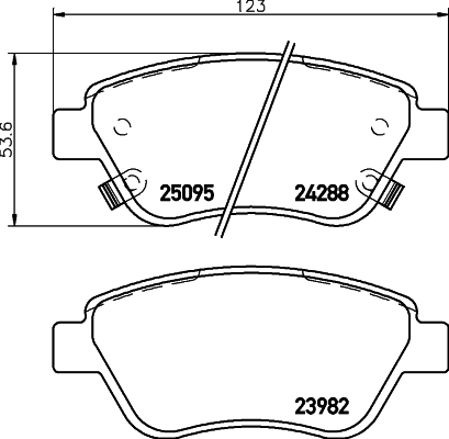 Klocki hamulcowe HELLA PAGID 8DB 355 015-441