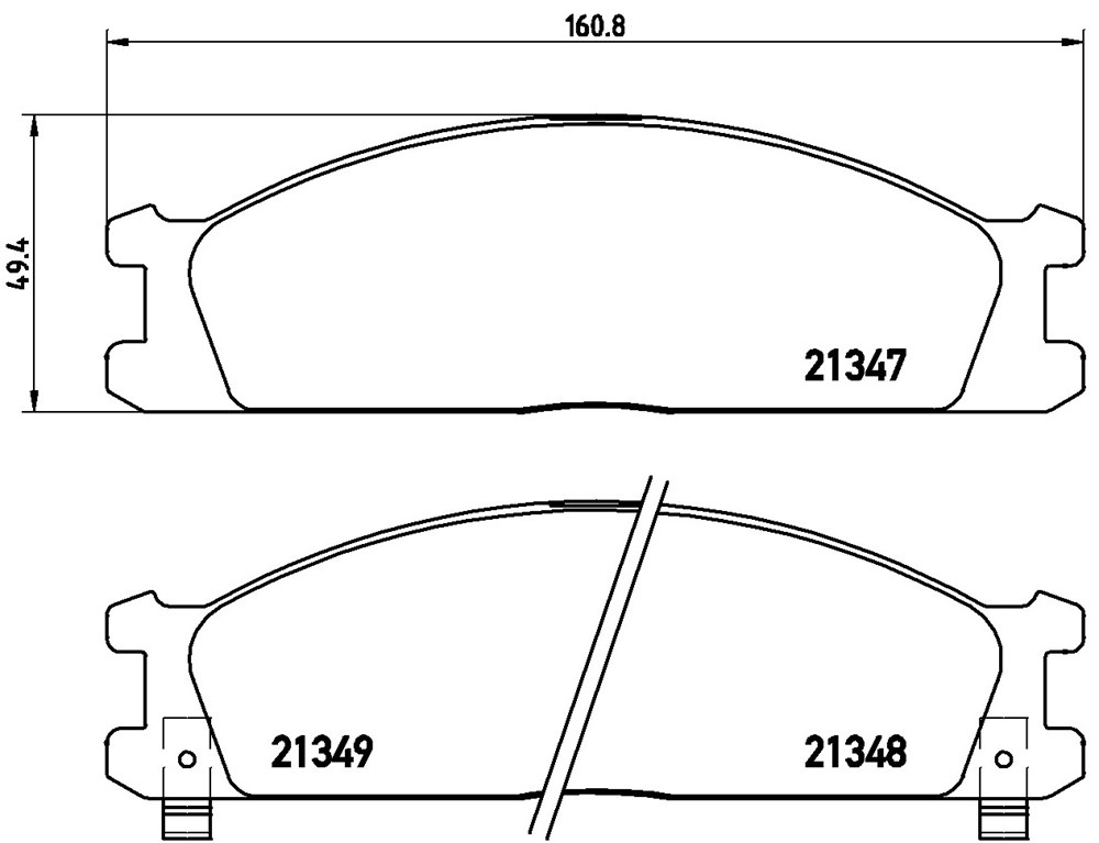 Klocki hamulcowe BREMBO P 24 026