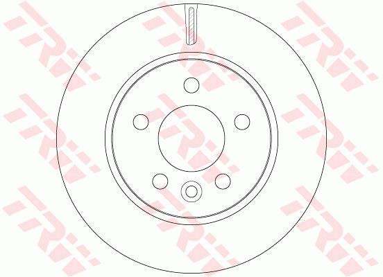 Tarcza hamulcowa TRW DF6482