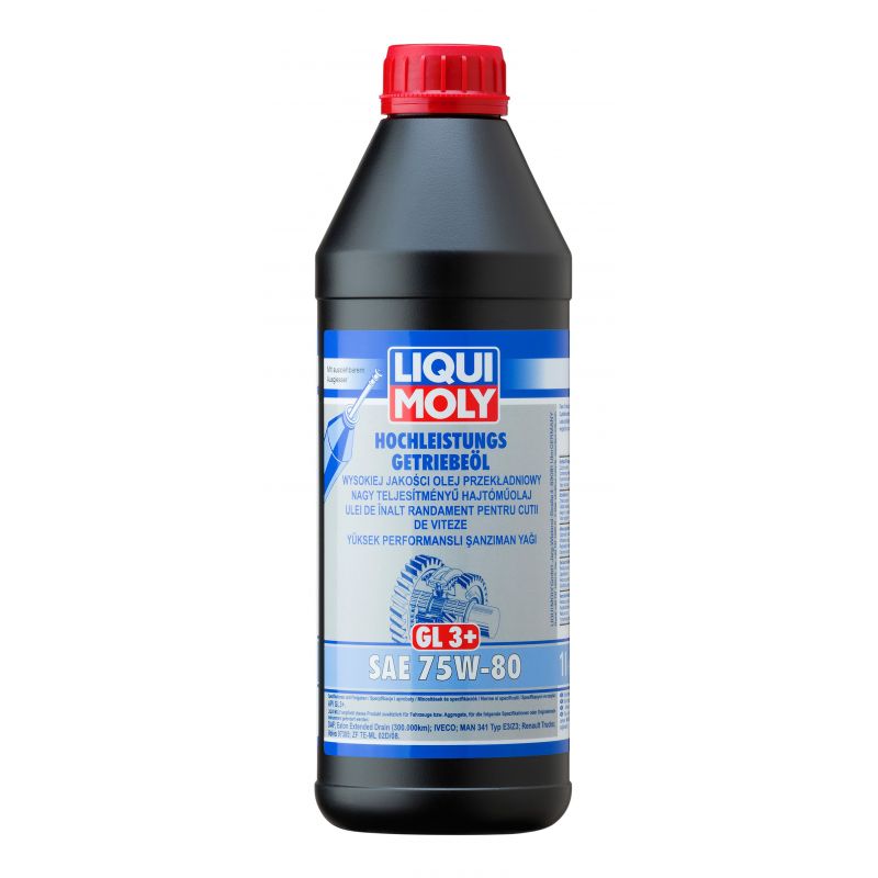 Wysokiej jakości olej przekładniowy GL3+ SAE 75W-80 1L LIQUI MOLY 20464