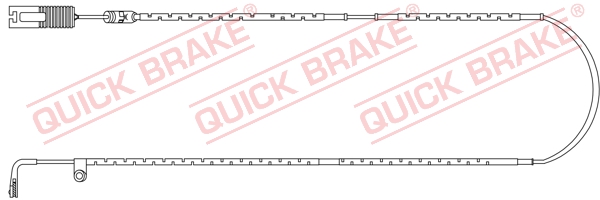 Czujnik zużycia klocków QUICK BRAKE WS 0263 A