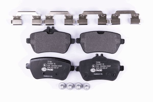 Klocki hamulcowe HELLA 8DB 355 020-471