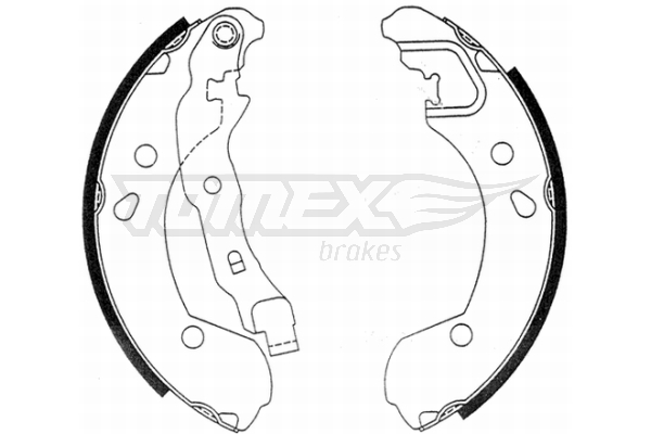Szczęki hamulcowe TOMEX BRAKES TX 21-48