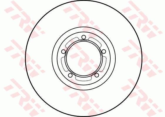 Tarcza hamulcowa TRW DF2785