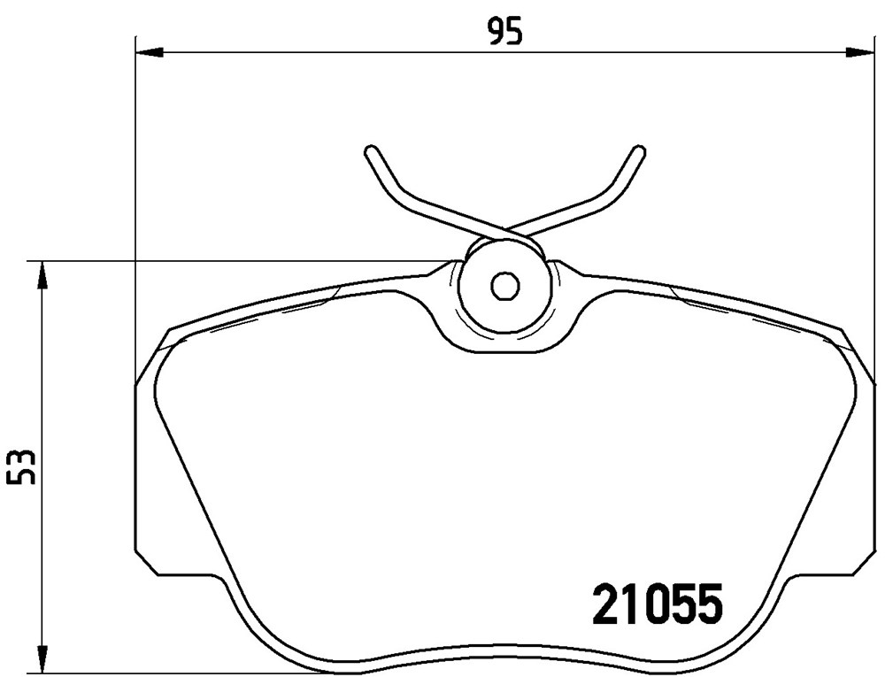 Klocki hamulcowe BREMBO P 50 011