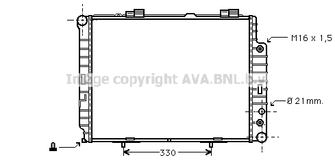 Chłodnica AVA QUALITY COOLING MSA2283