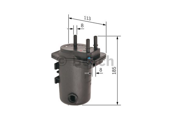 Filtr paliwa BOSCH 0 450 907 011