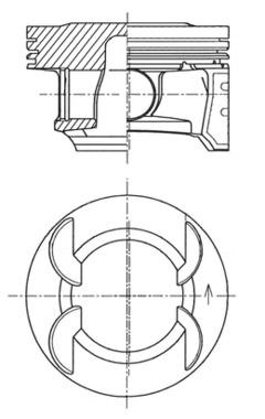 Tłok KOLBENSCHMIDT 41492620