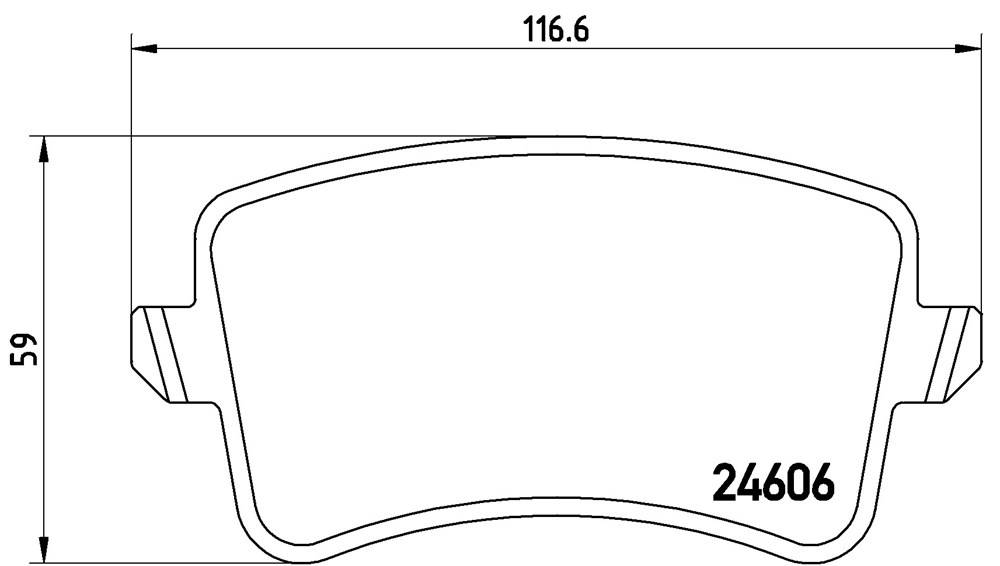 Klocki hamulcowe BREMBO P 85 100X