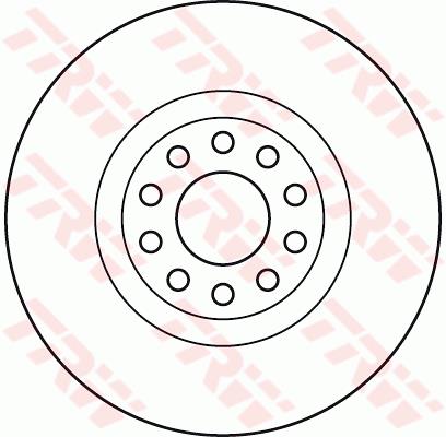 Tarcza hamulcowa TRW DF6060S