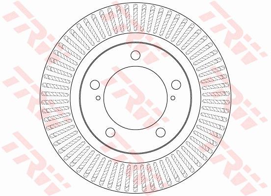 Tarcza hamulcowa TRW DF6239S