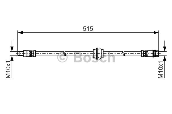 Przewód hamulcowy elastyczny BOSCH 1 987 481 480