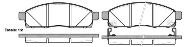 Klocki hamulcowe REMSA 1434.02